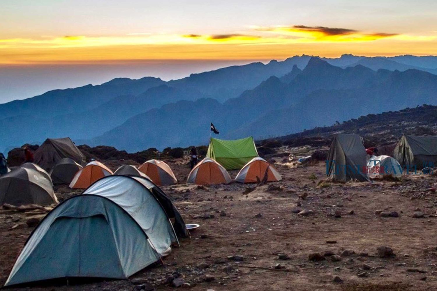 乞力马扎罗登山营地