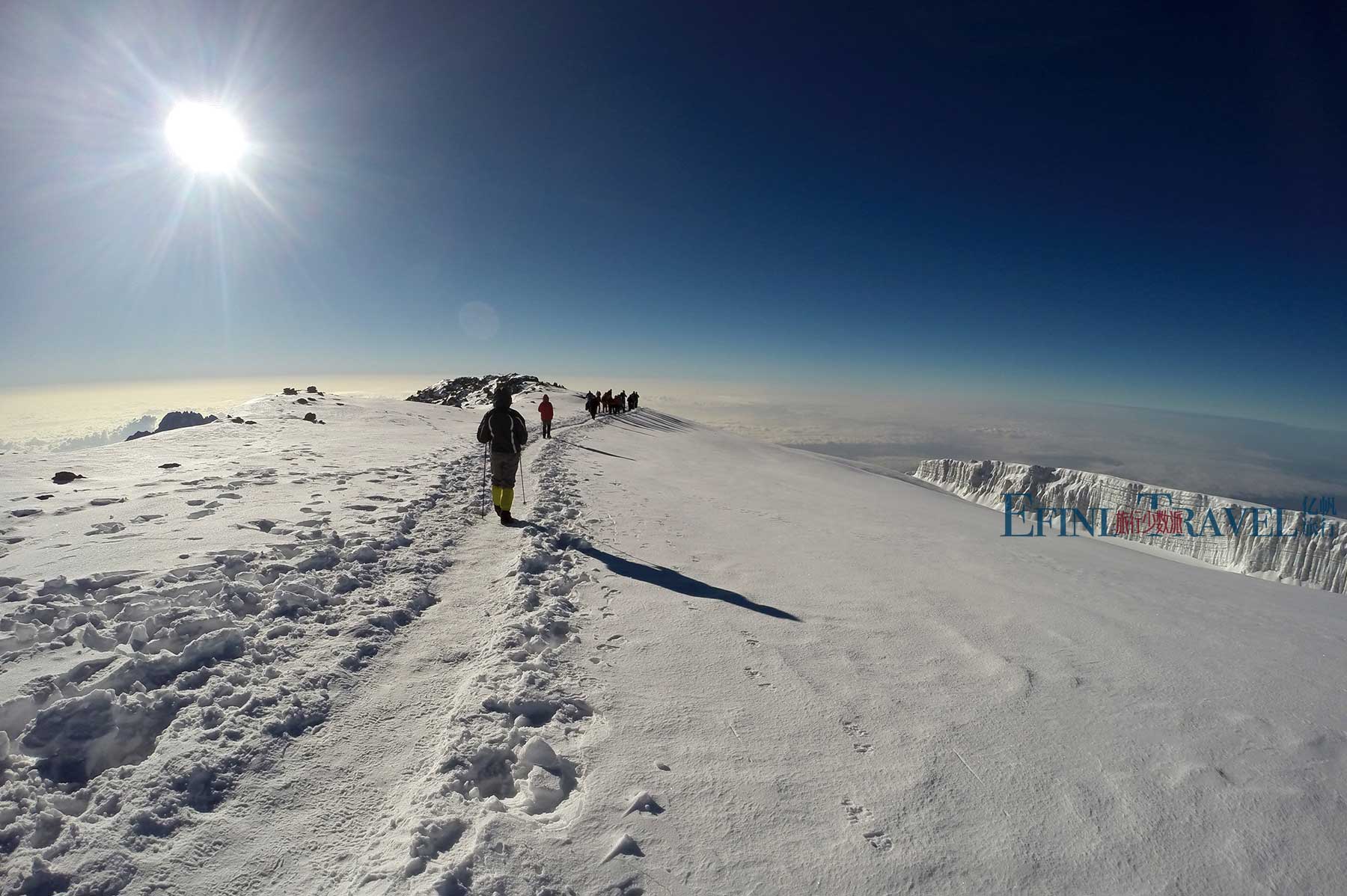 登顶非洲第一高峰乞力马扎罗雪山